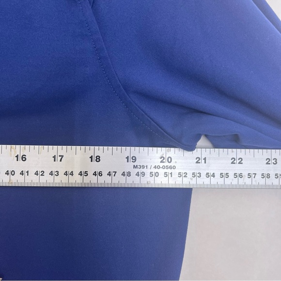 Merrell opti wick UPF 30+ zip up jacket mens large blue 172 - Picture 3 of 5